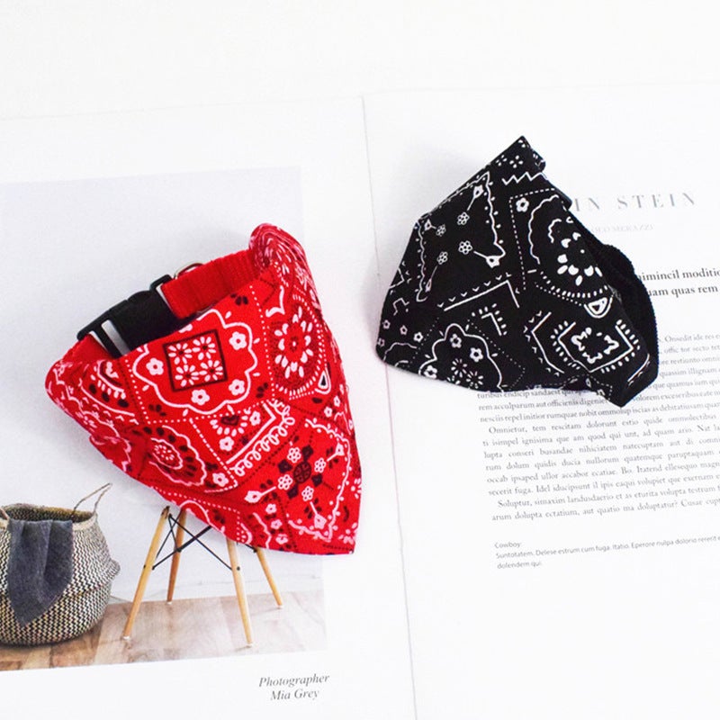 Pet Saliva Towel Best-Selling Dog Saliva Towel Wet Hair Cat Triangle Towel - Image 5